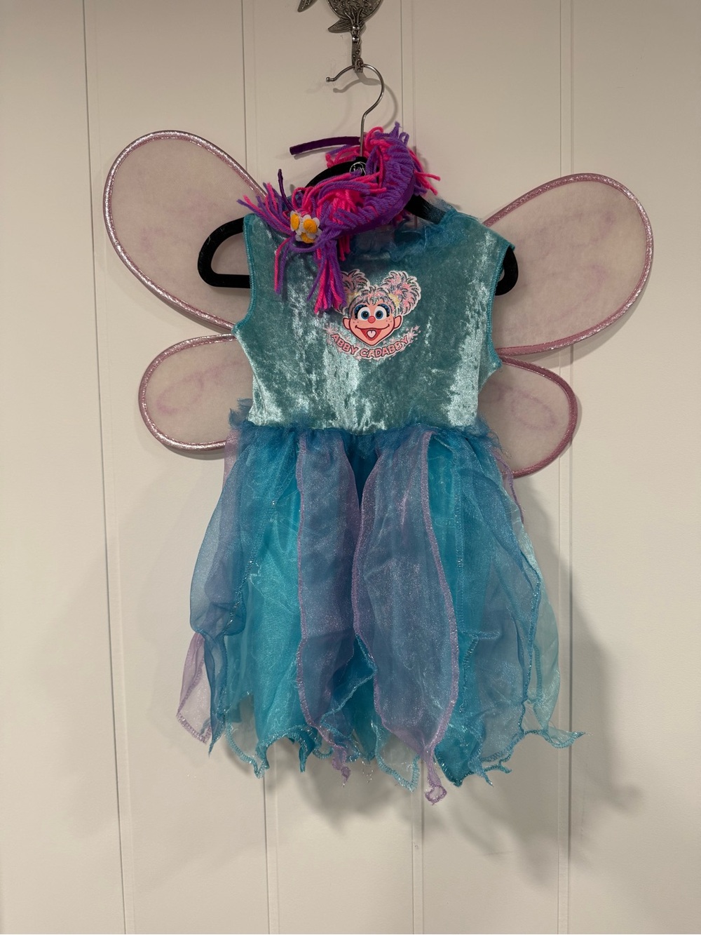 Sesame Street Abby Cadabby Fairy Costume Dress with Wings